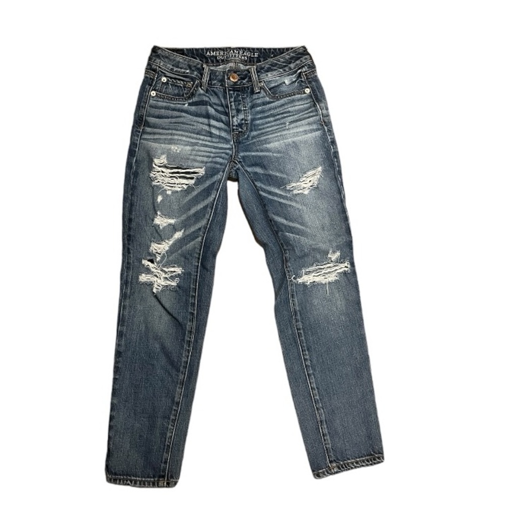 American Eagle Boy Crop Jeans Size 00